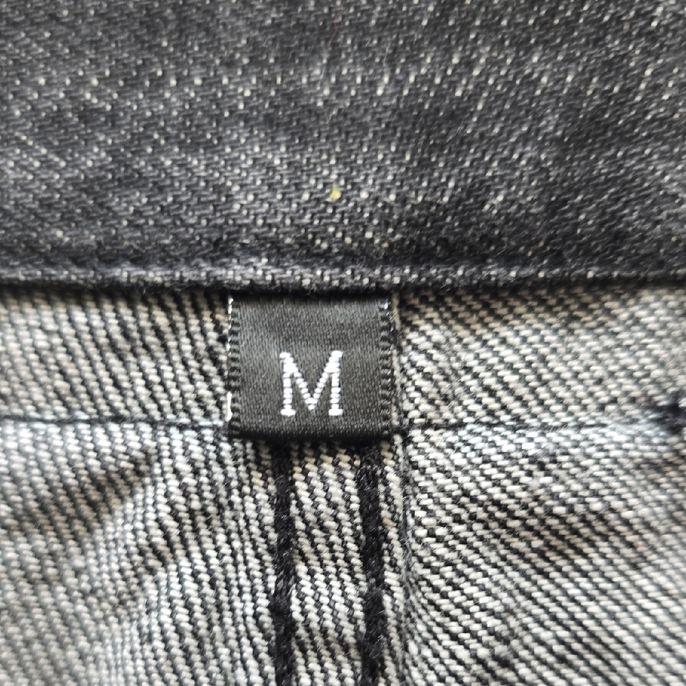 Men's Black Wide-Leg Jeans - Picture 11 of 12